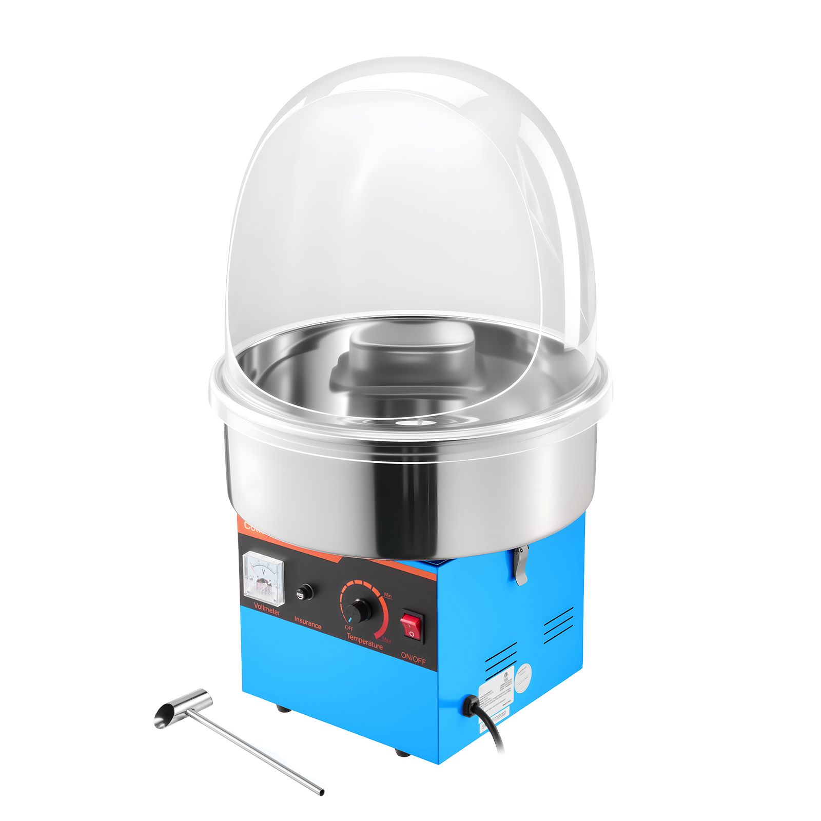Candy Floss Machine - Macchina Elettrica per Zucchero Filato, 1000W,