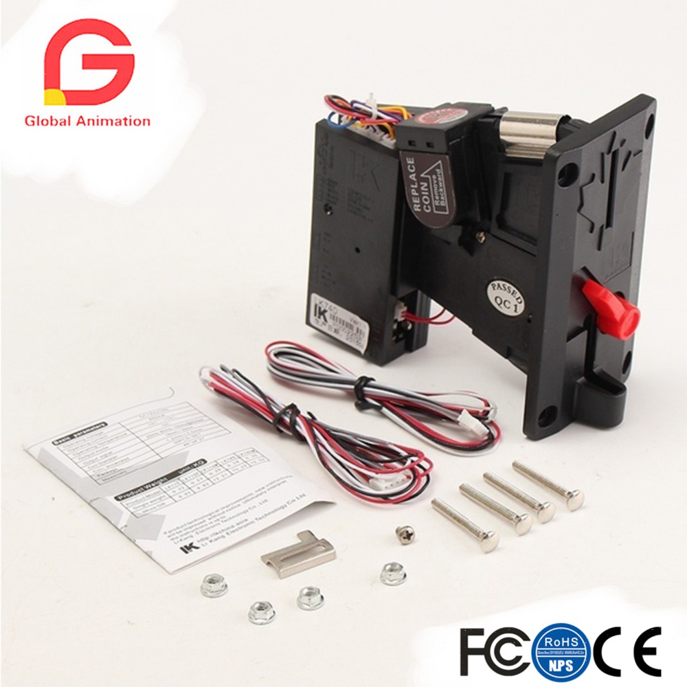 Whack A Mole Arcade - LK-740, gettoniera CPU con ingresso superiore,